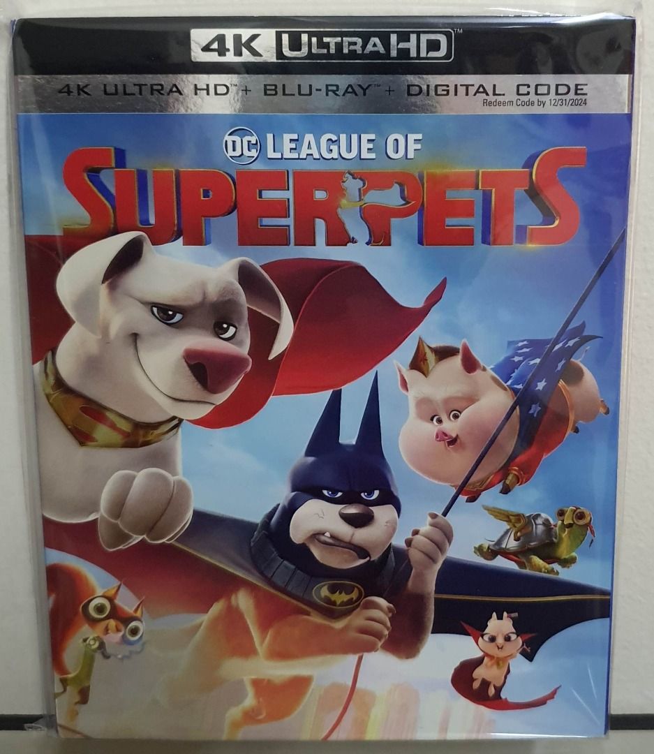 DC League of Super-Pets 4K Blu-ray (4K Ultra HD + Blu-ray + Digital 4K)