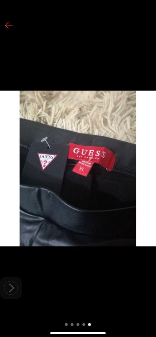 Leather leggings (Very stretchable) pm your size (Category: Other Bottoms) located in Manila. Submitted by Akee.Co (Listing ID 1198428391, Image 3). Description: Guess f@ux leather leggings. Multiple stocks available. Stretchable..