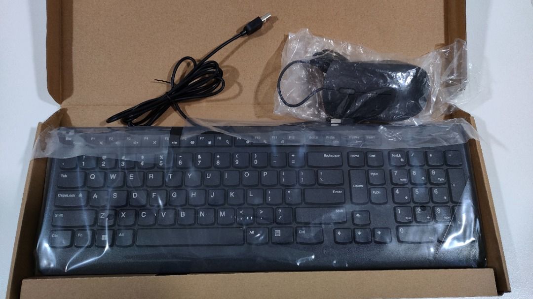 Lenovo calliope usb wired keyboard mouse computers tech parts