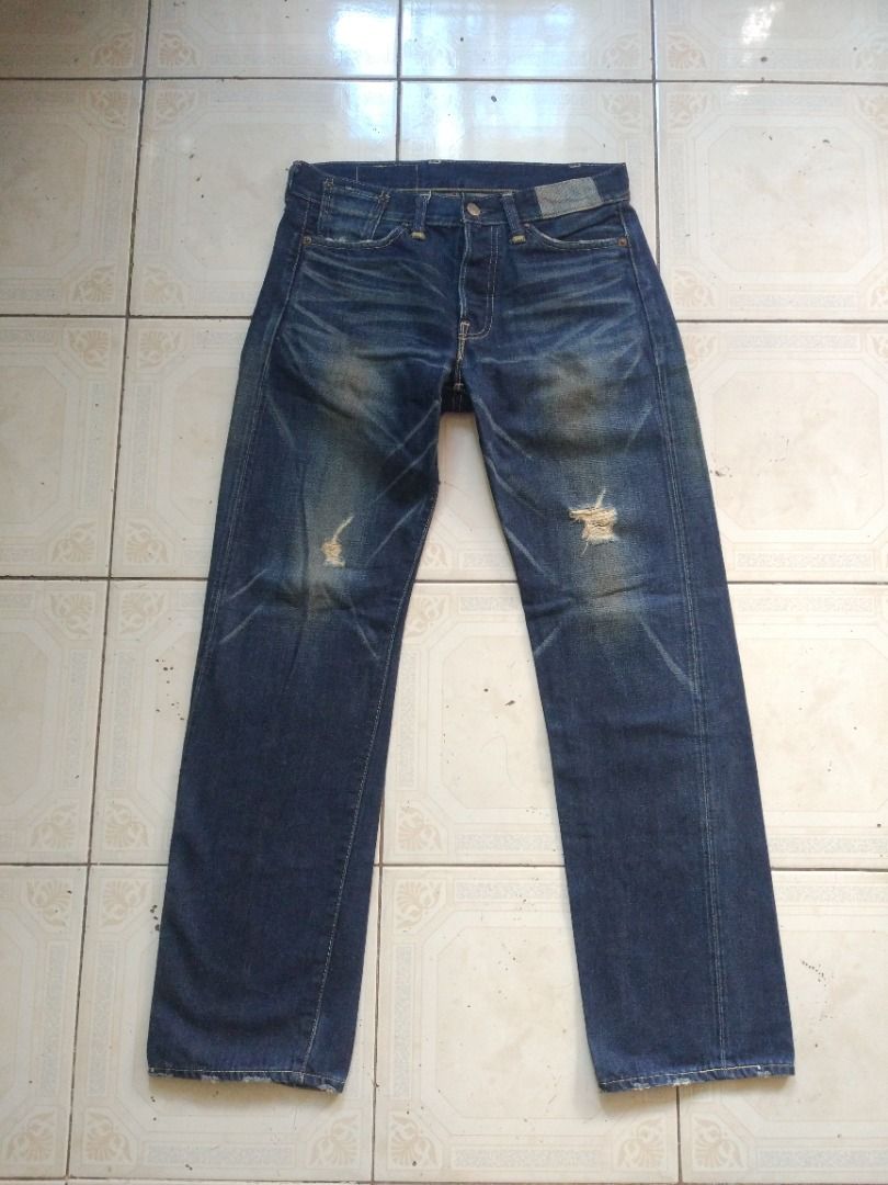 Levis 66501 XX Selvedge jean 31 actual Men s Fashion Bottoms Jeans on Carousell