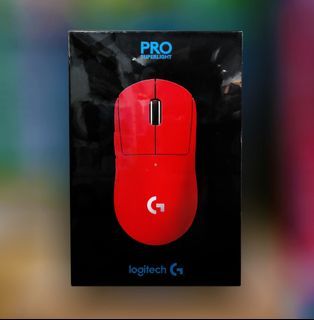 LOGITECH PRO X SUPERLIGHT WIRELESS GAMING MOUSE (RED)