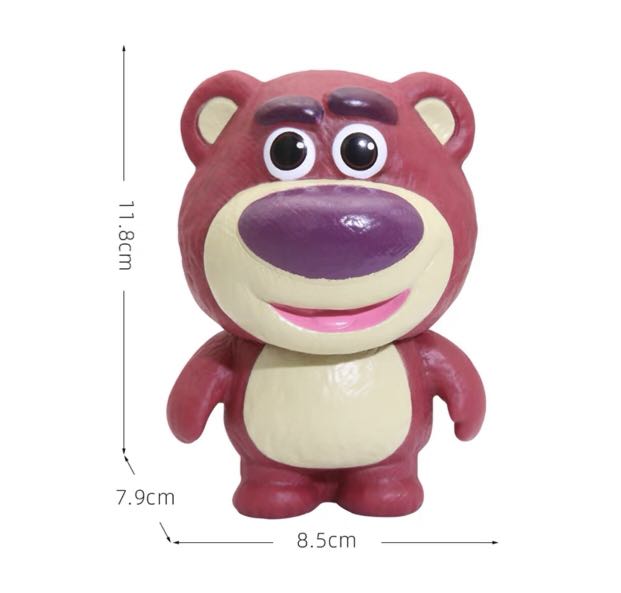 Lotso bear cake topper / figurine, Hobbies & Toys, Toys & Games on ...
