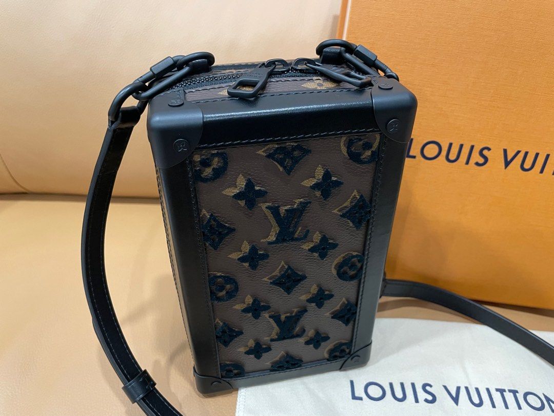Louis Vuitton Monogram Coated Canvas Tuffetage Trunk
