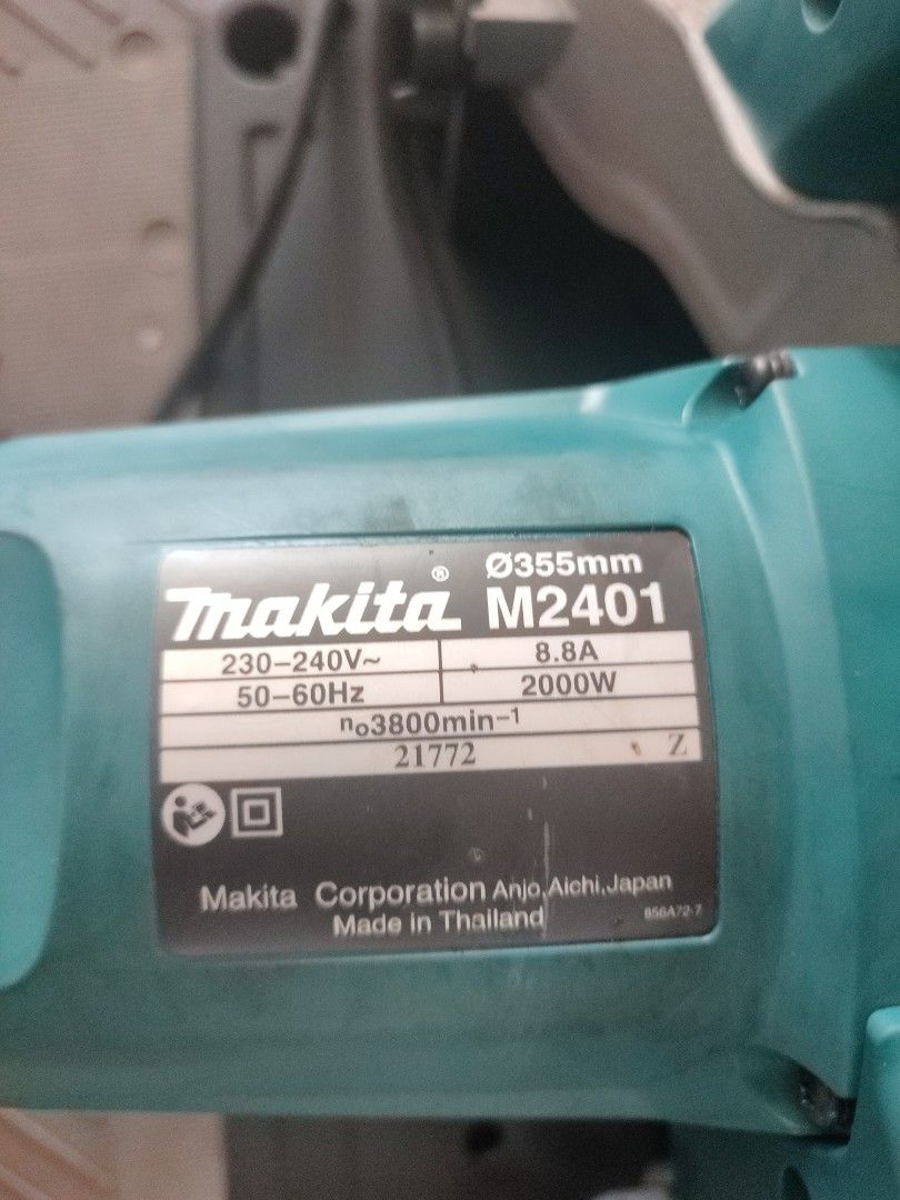 Makita M2401 cutoff machine, Furniture & Home Living, Home Improvement