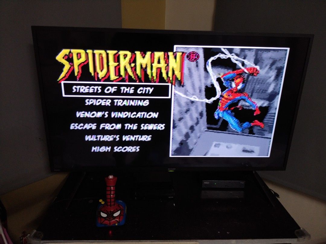 Marvel Spiderman Plug N Play Video TV Game Controller Jakks Pacific