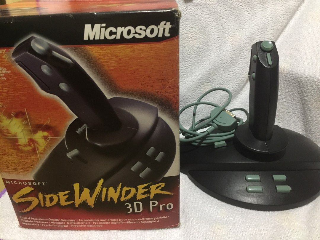 Microsoft SideWinder 3D Pro, Video Gaming, Gaming Accessories