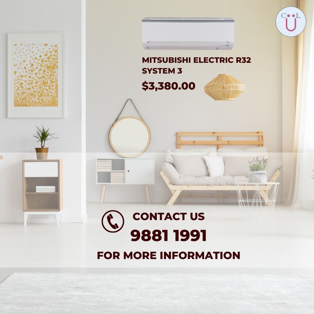 Mitsubishi Electric R32 System 3, TV & Home Appliances, Air ...