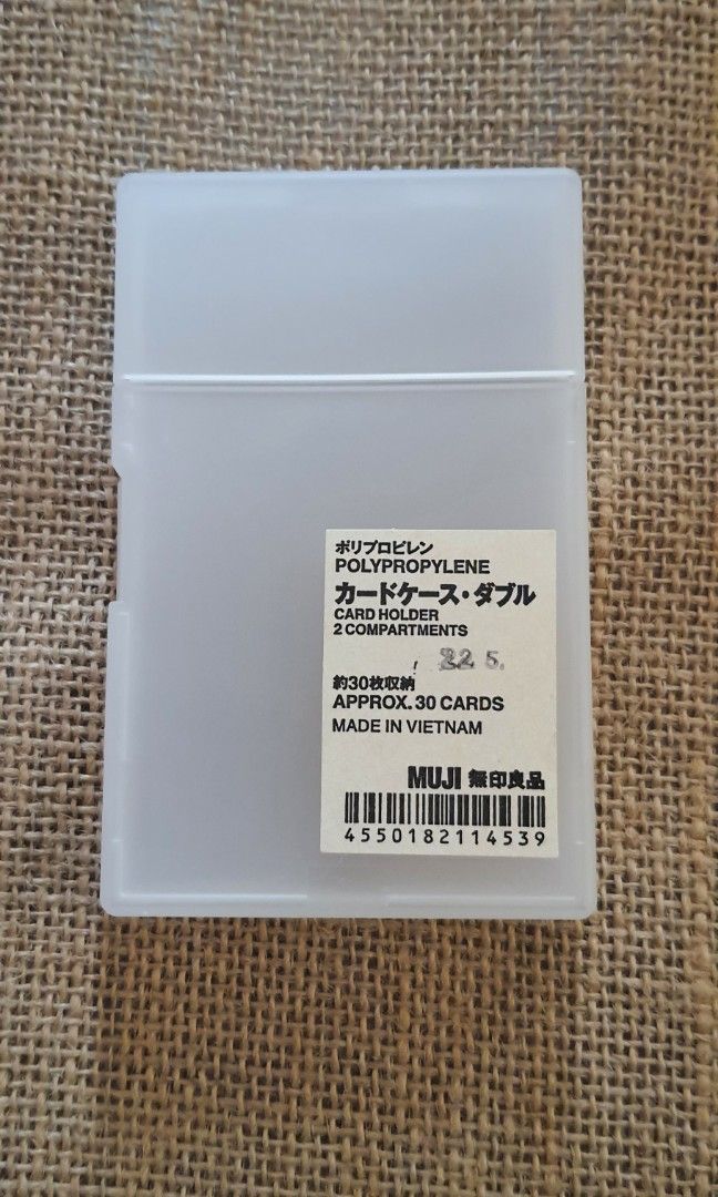 Muji Card Holder, Men's Fashion, Watches & Accessories, Wallets & Card