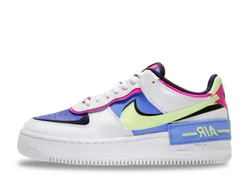 Nike Air Force 1 Shadow White Sapphire Barely Volt, Women's Fashion,  Footwear, Sneakers on Carousell