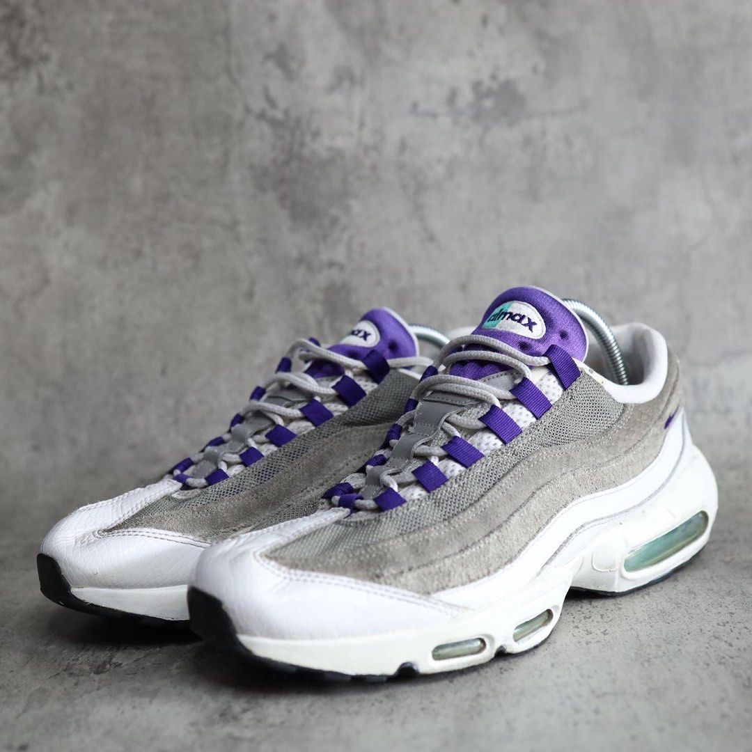 Nike Air Max 95 Grape Snakeskin Fesyen Pria Sepatu Sneakers di