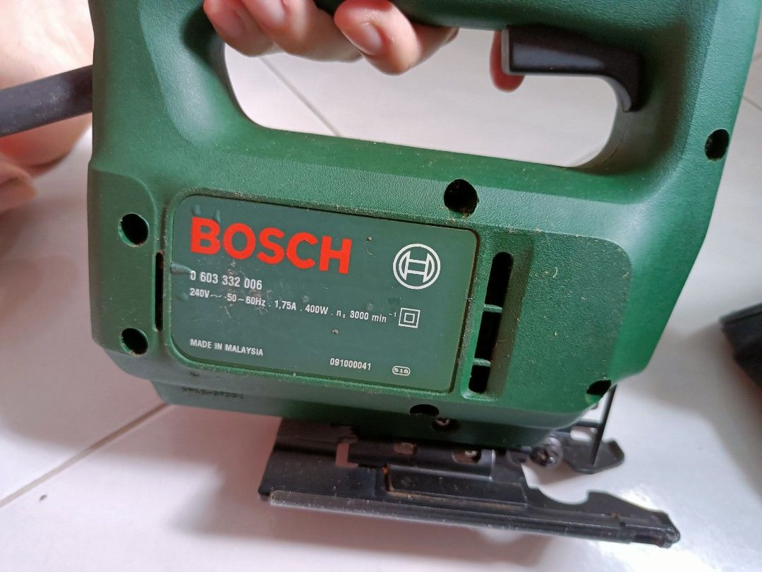 Old bosch jigsaw set, Furniture & Home Living, Home Improvement