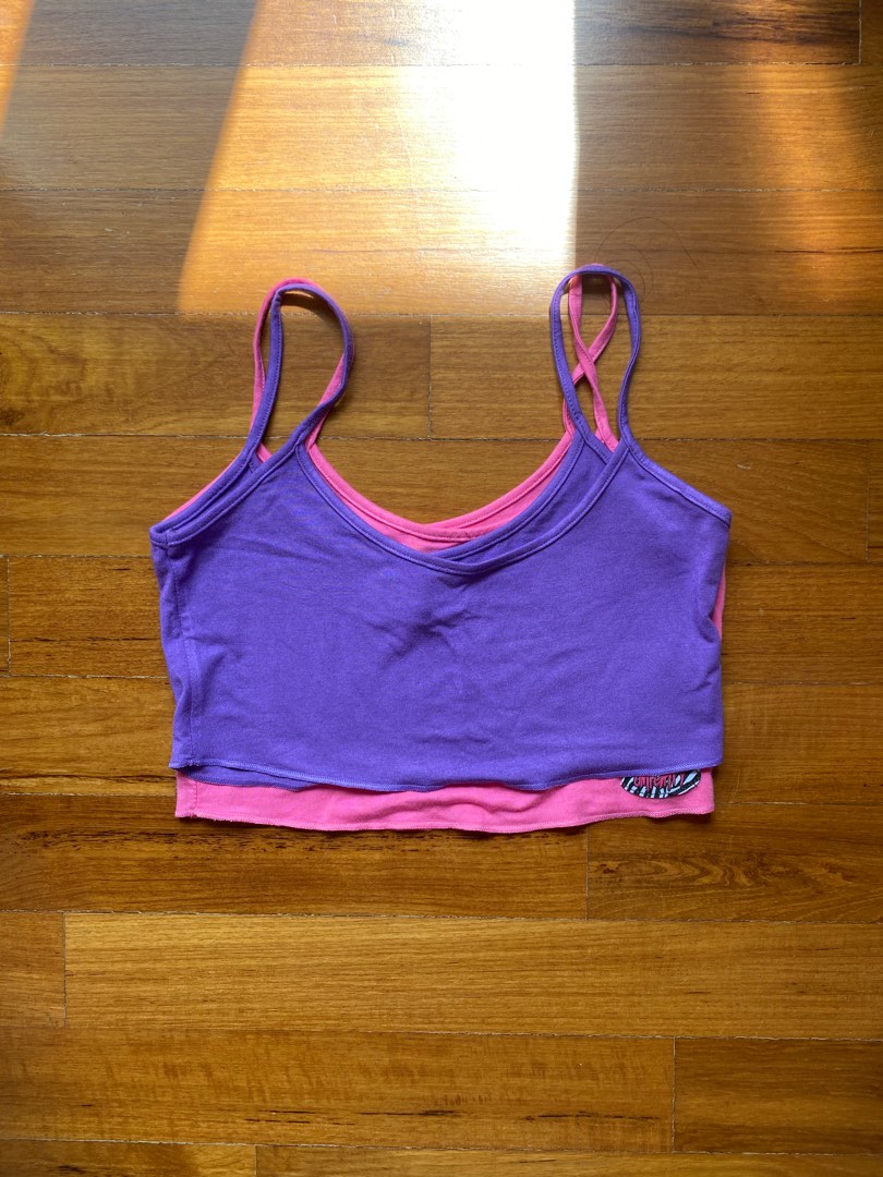 Omighty suki layered tank, Women's Fashion, Tops, Sleeveless on Carousell