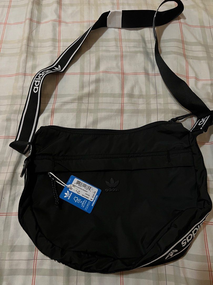 Original Adidas Courtside Crossbody bag (black), Women's Fashion, Bags & Wallets, Crossbody
