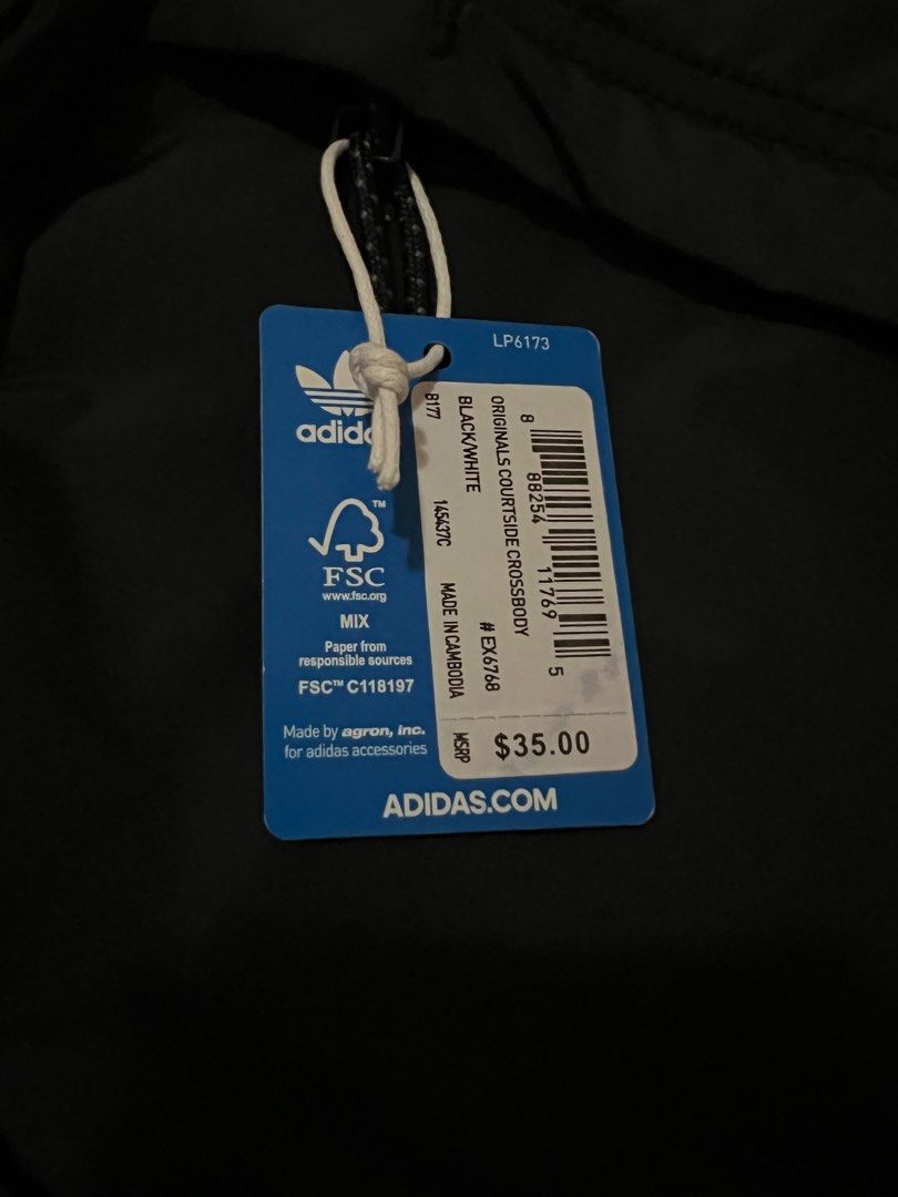 Original Adidas Courtside Crossbody bag (black), Women's Fashion, Bags & Wallets, Crossbody