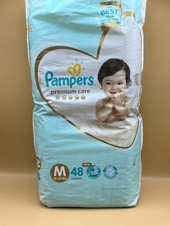 Pampers Premium Care Diapers Size M - 48pcs  FIXED PRICE