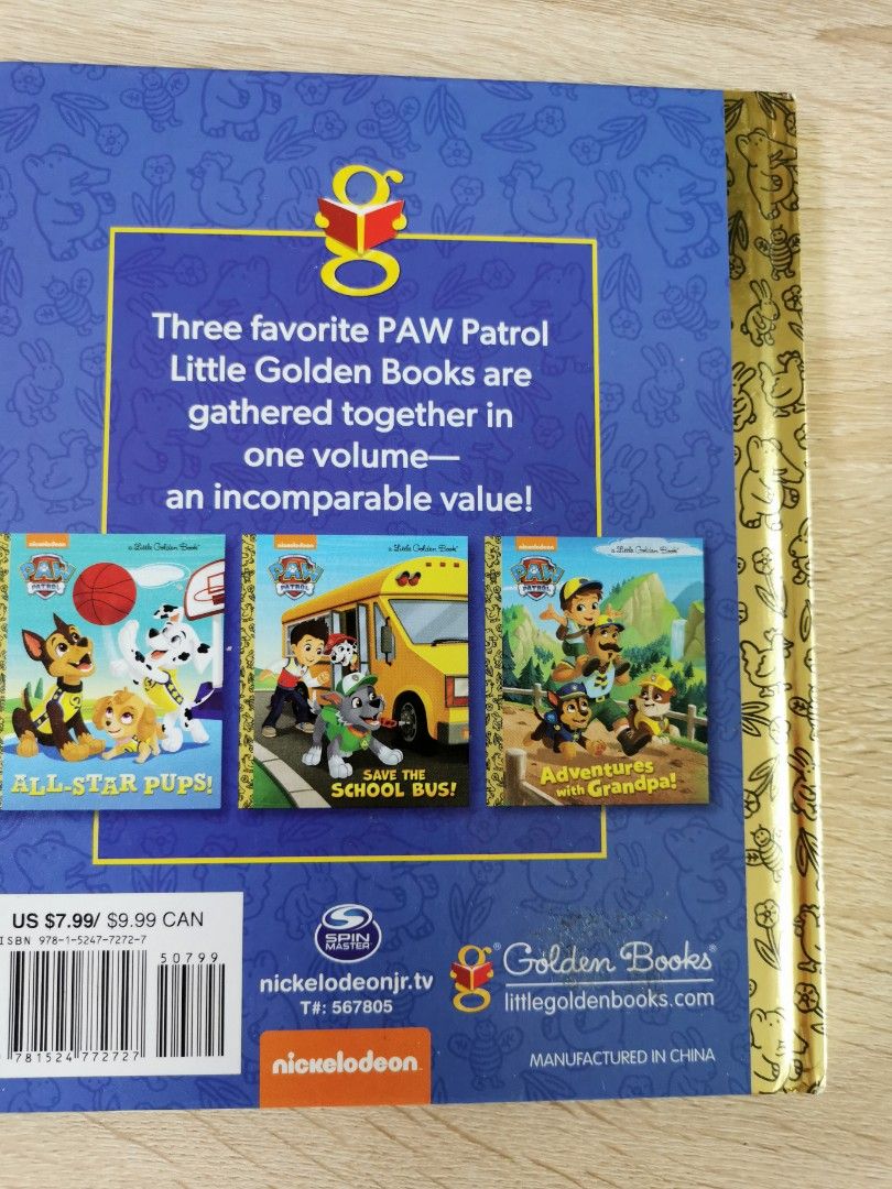 Vol.2　Books　(3　書本　Golden　Paw　books　興趣及遊戲,　文具,　in　Patrol　Little　Carousell　1),　小朋友書-