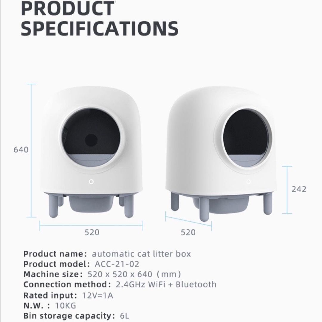 Petree Gen 2 Smart Litter Box, Pet Supplies, Health & Grooming on Carousell