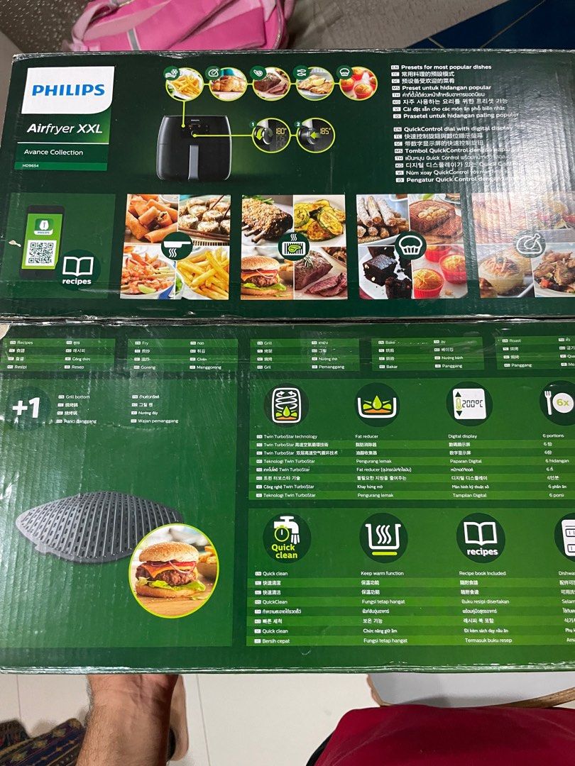 Philips Air Fryer XXL (model HD9654) in very good condition for sell