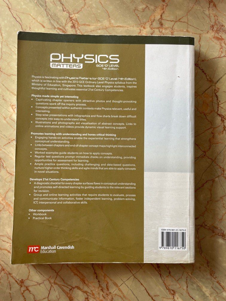 Physics Matters Gce O Levels 4th Edition Hobbies And Toys Books And Magazines Textbooks On Carousell 4817