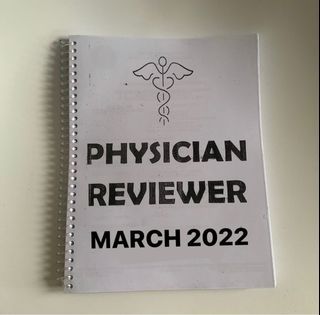 PLE reviewer March 2022 Physician Licensure Exam