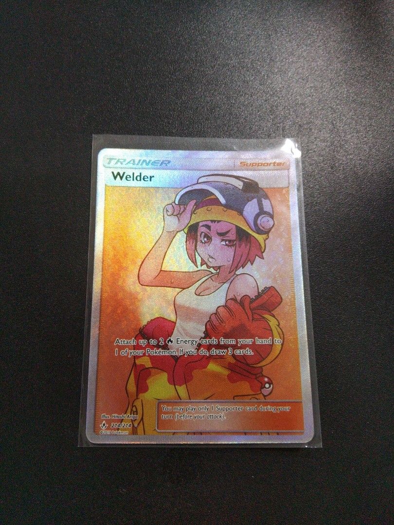 Pokemon TCG Welder Full Art Trainer Ultra Rare - SM Unbroken Bonds, Hobbies & Toys, Toys & Games on Carousell Pokemon TCG Welder Full Art Trainer Ultra Rare - SM Unbroken Bonds, Hobbies & Toys, Toys & Games on Carousell