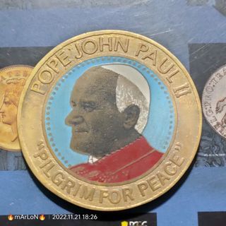 Pope John Paul "Pilgrim for peace"