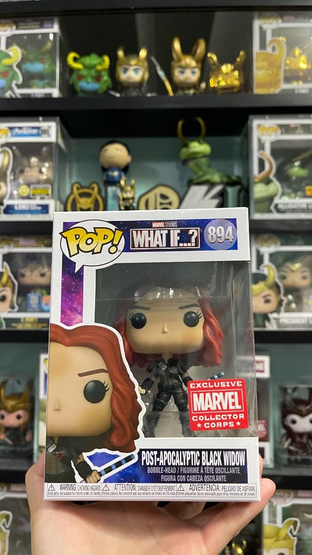 Funko Pop! Marvel What If? – Black Widow Post-Apocalyptic #894, Figurine Vinyl Collector, Exclusive