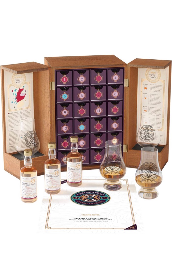 Premium Scotch Whisky Advent Calendar A Whisky Tour Of Scotland, 嘢食