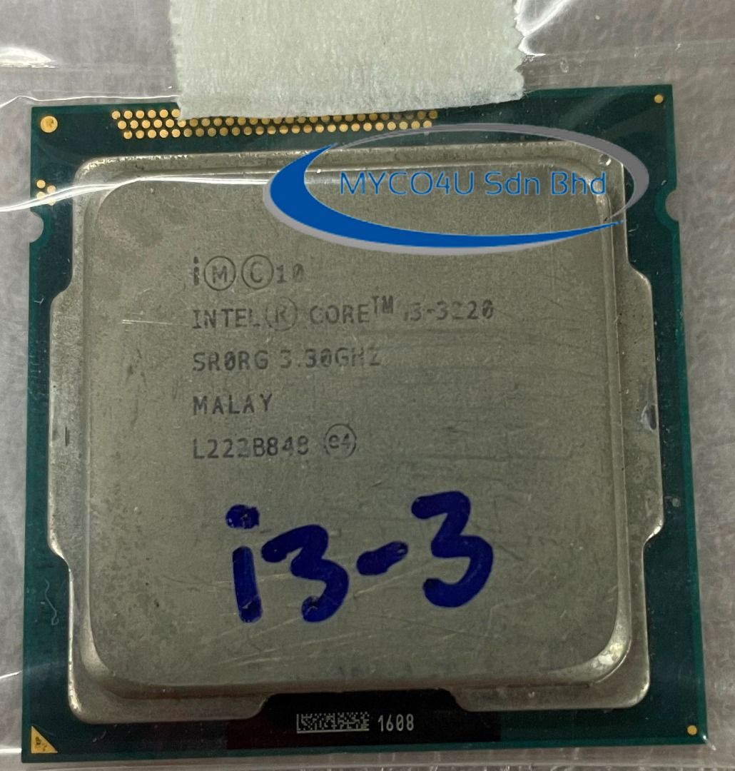 processor Intel Core i3-2 generation, Intel Core i3-3 generation, Intel ...