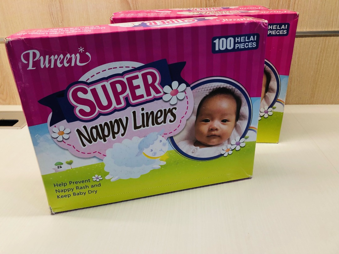 Pureen s Nappy Liners Babies Kids Bathing Changing Diapers