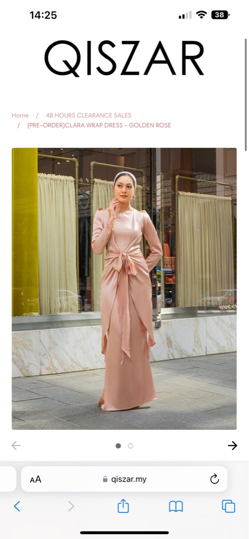 正規品です herlipto Palermo Wrap-Effect Dress beige namaste