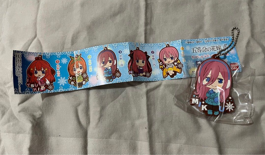 Quintessential Quintuplets Miku Keychain Gacha (Category: Character Goods) located in Makati City. Submitted by calpss (Listing ID 1198422364, Image 2). Description: Got it from a Gacha Machine Shipping should be shouldered by buyer.