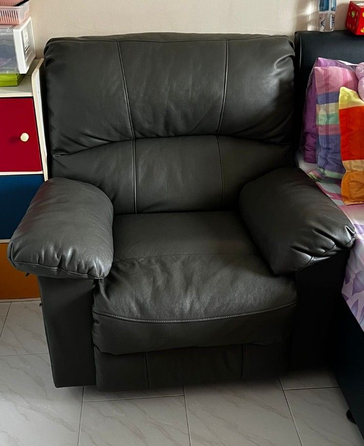 Recline single sofa, Furniture & Home Living, Furniture, Sofas on Carousell