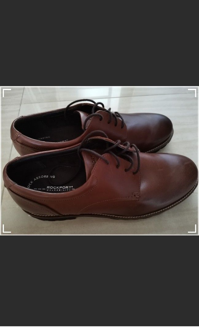 ROCKPORT Colben V82368 Brown Leather Men s Fashion Footwear