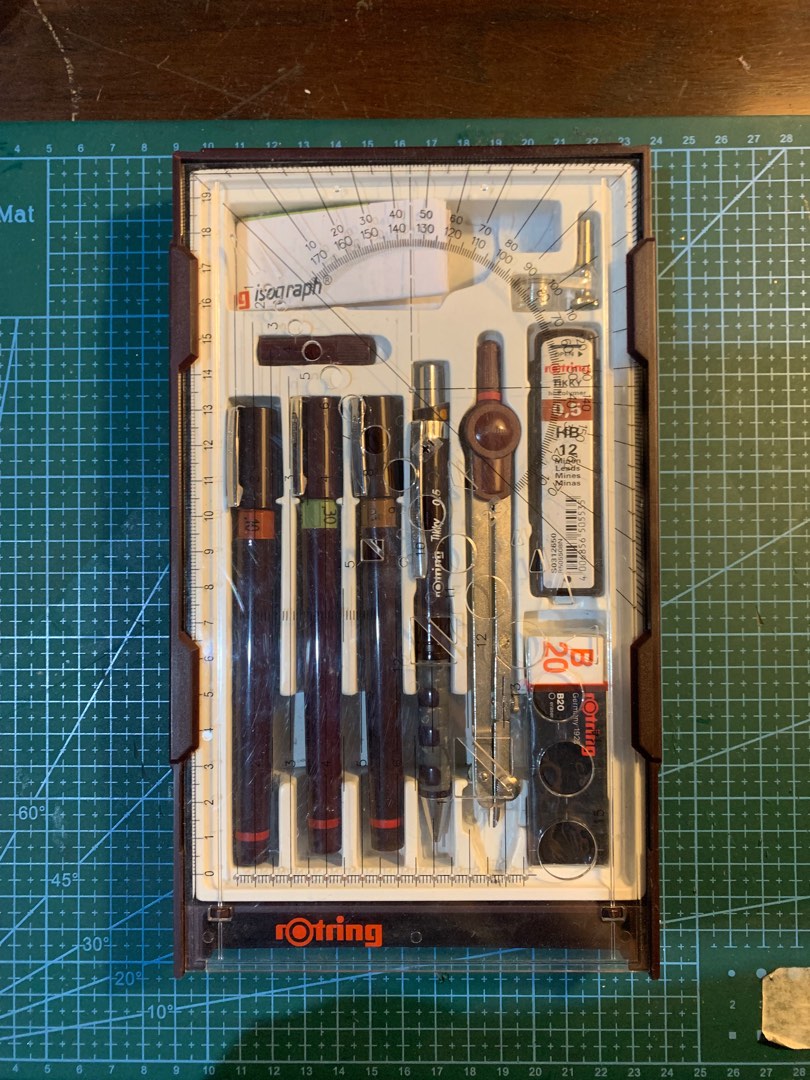 Rotring Technical Pen Master Set, Hobbies & Toys, Stationary & Craft