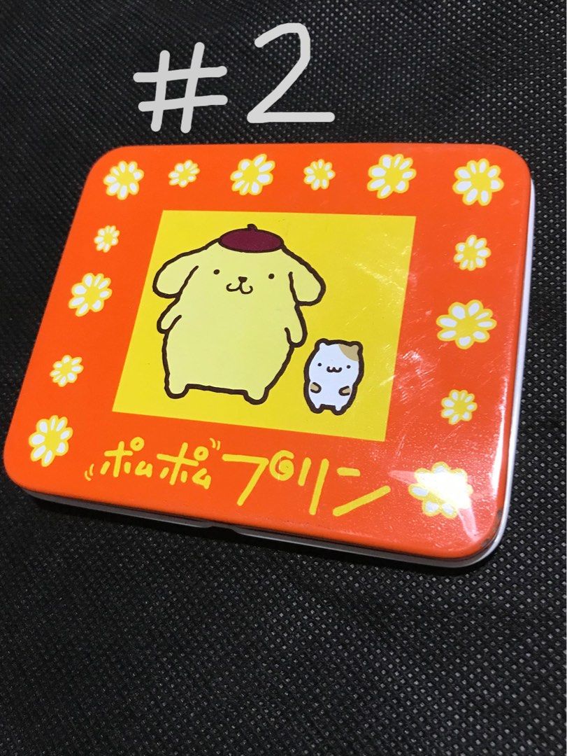 Sanrio Pompompurin Tin Case, Hobbies & Toys, Toys & Games on Carousell
