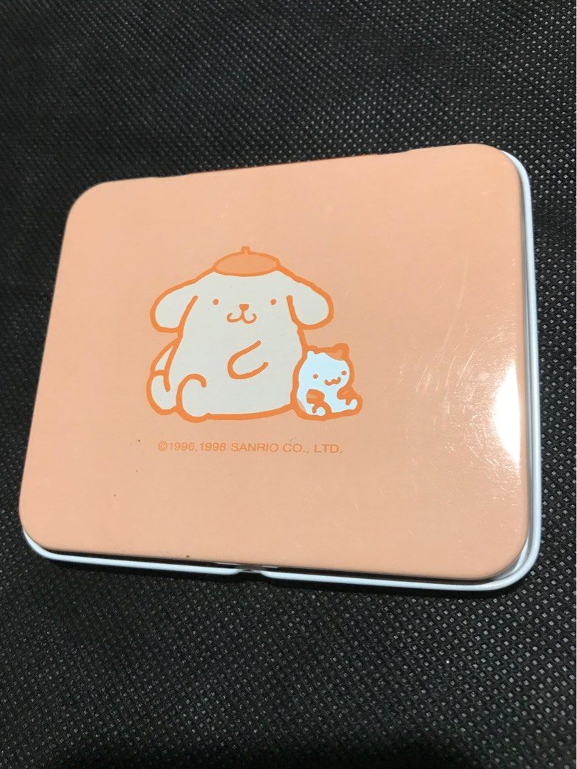 Sanrio Pompompurin Tin Case, Hobbies & Toys, Toys & Games on Carousell