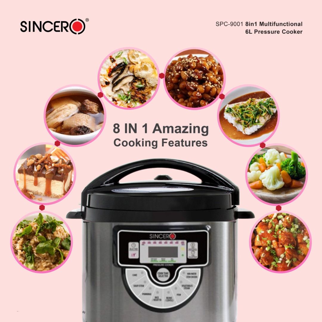 Sincero pressure cooker user discount manual