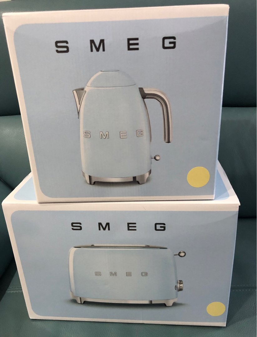 SMEG Retro kettle + Toaster Cream color, TV & Home Appliances, Kitchen Appliances, Ovens