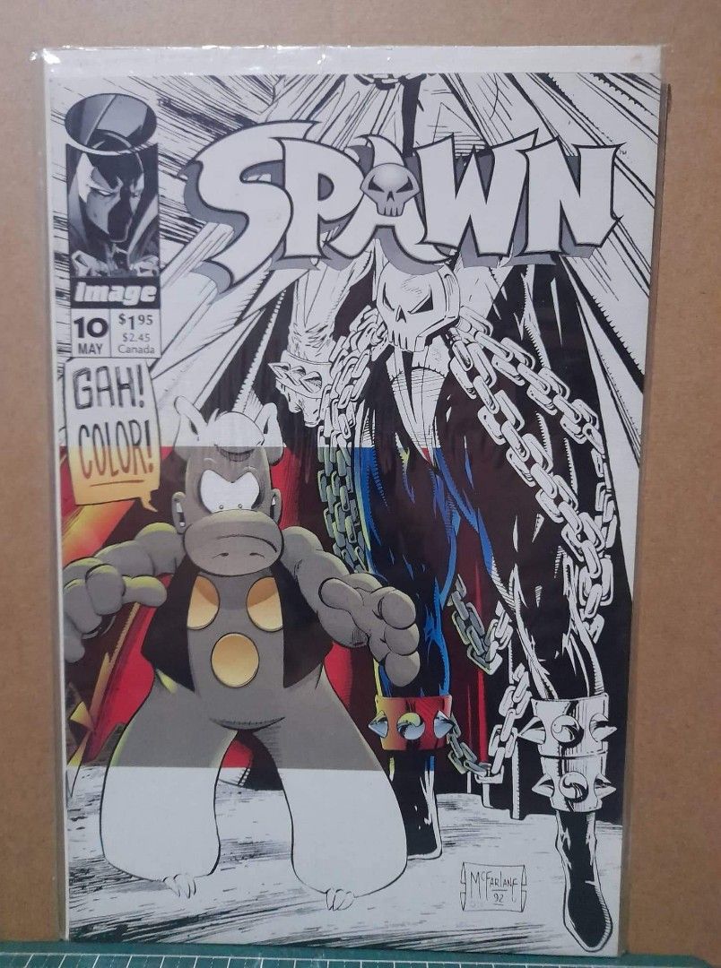 Spawn comics #10 (Category: Comics & Manga) located in Makati City. Submitted by flash20 (Listing ID 1198345091, Image 1). Description: Spawn comics #10 todd mcfarlane, vf/f Pick up thru grab/lalamove.