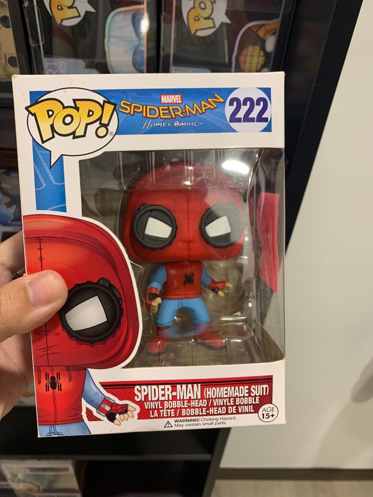 Spider-Man Homemade Suit Funko Pop, Hobbies & Toys, Collectibles &  Memorabilia, Fan Merchandise on Carousell