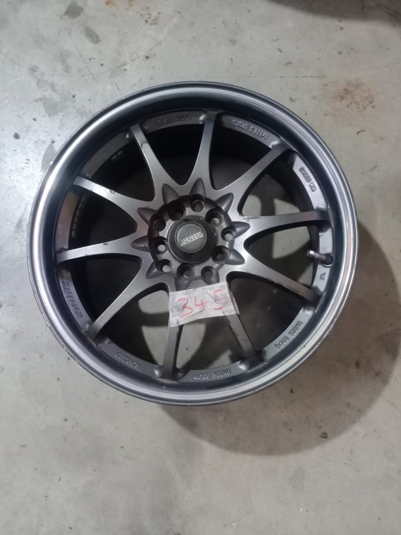 SSW Rim Set, Car Accessories, Tyres & Rims on Carousell
