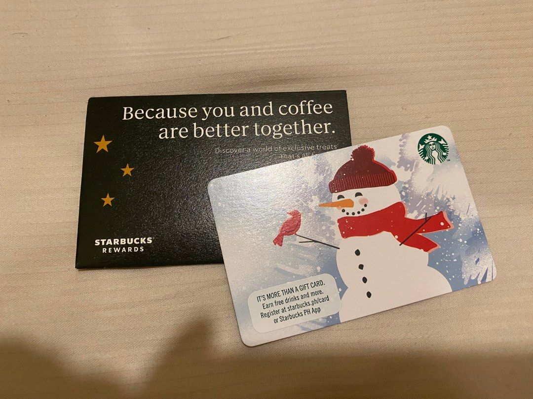 Starbucks Christmas Gift Card, Tickets & Vouchers, Store Credits on