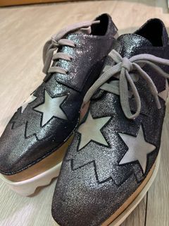 英國Stella Mccartney紅遍全球注目焦點超熱賣星星厚底鞋 星空灰