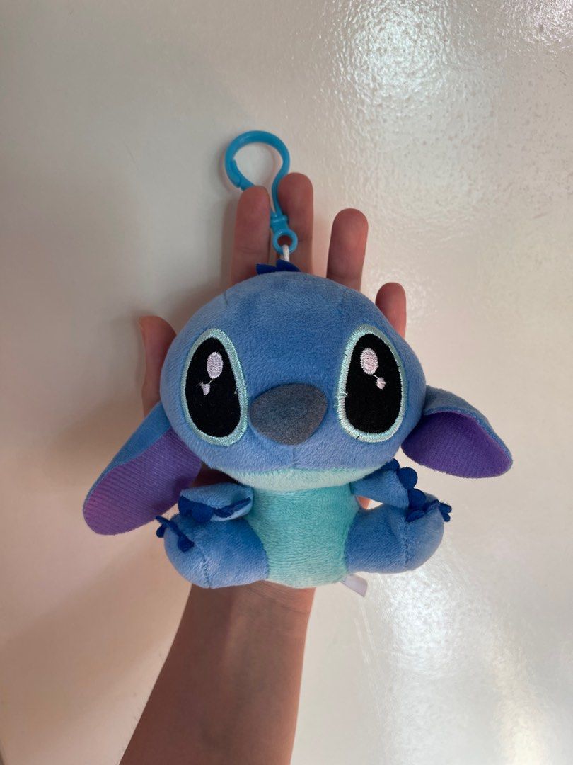 Stitch Keychain Plushy (Category: Plushies & Soft Toys) located in San Isidro. Submitted by zora.ph (Listing ID 1198302649, Image 2). Description: Brand new Stitch plushy keychain for sure buyers. 2nd pic for reference. I have 3 of these..