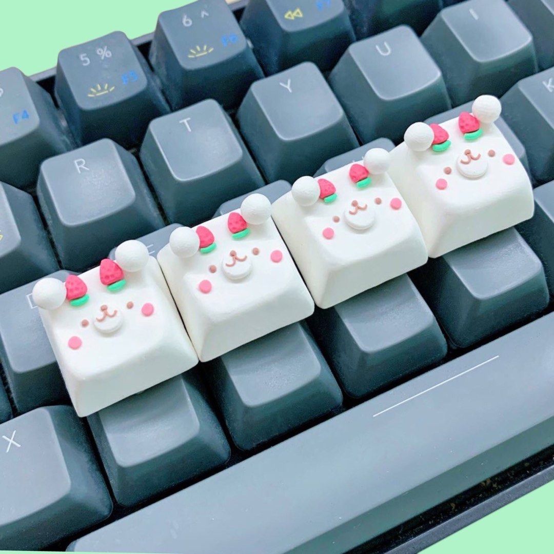 Squishy mochi keycaps! : r/keycaps