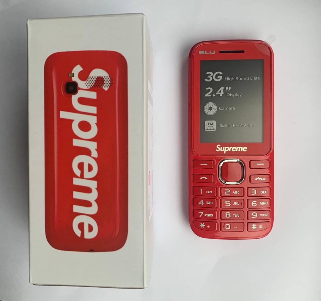 日本未発売 Supreme×Blu Burner Phone 携帯 電話-