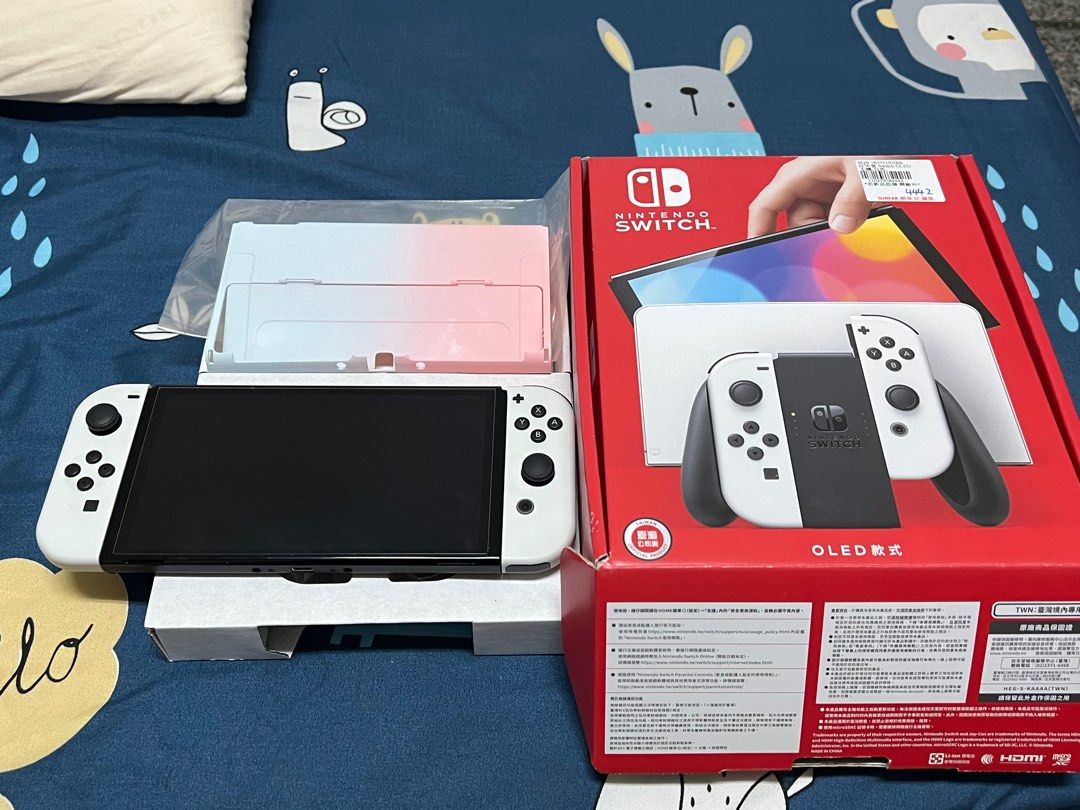 Switch OLED 臺灣公司貨, 電玩遊戲, 電子遊戲機, Nintendo 任天堂在