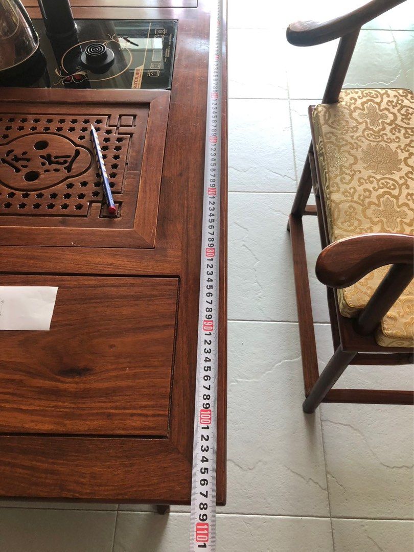 Tea table (Category: Other Home Furniture) located in Singapore. Submitted by grandwhale.1e682a (Listing ID 1198318409, Image 2). Description: Solid wood , self collect at punggol. .