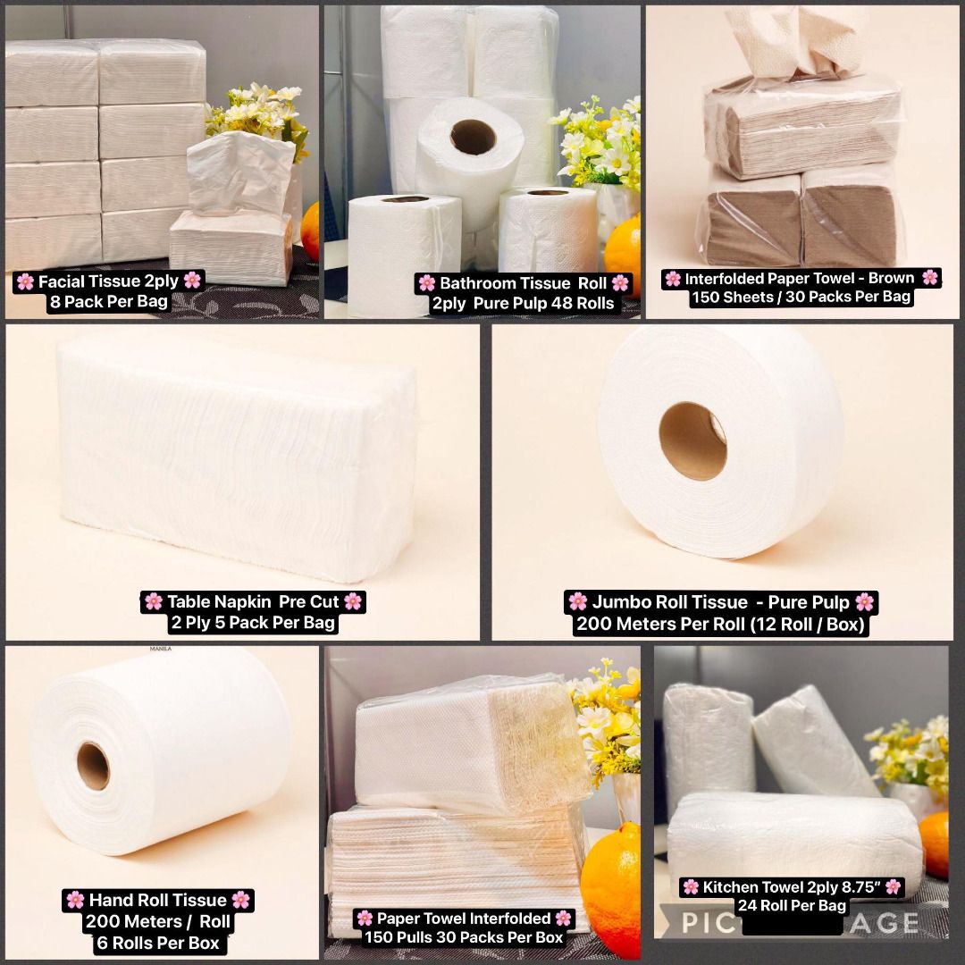 Tissue Paper Product, Beauty & Personal Care, Sanitizers ...